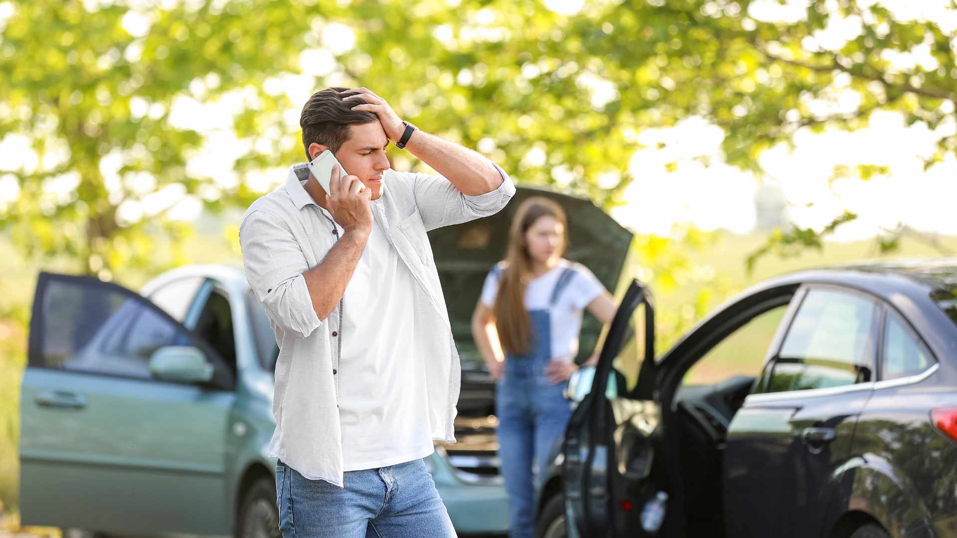 how to stay calm and collected after a car accident