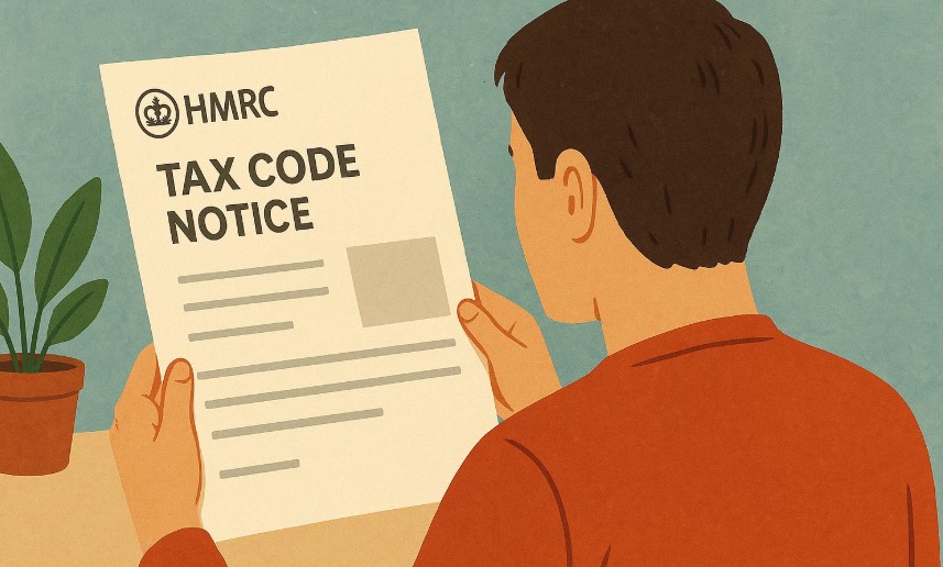 hmrc tax code letters uk households